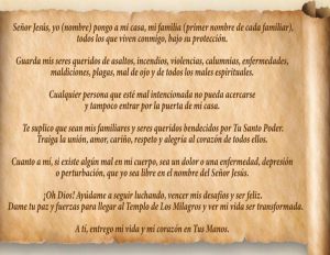 rollo de oraci&oacute;n