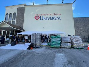 El clima invernal no es un impedimento para extenderle una mano amiga a los que están necesitados