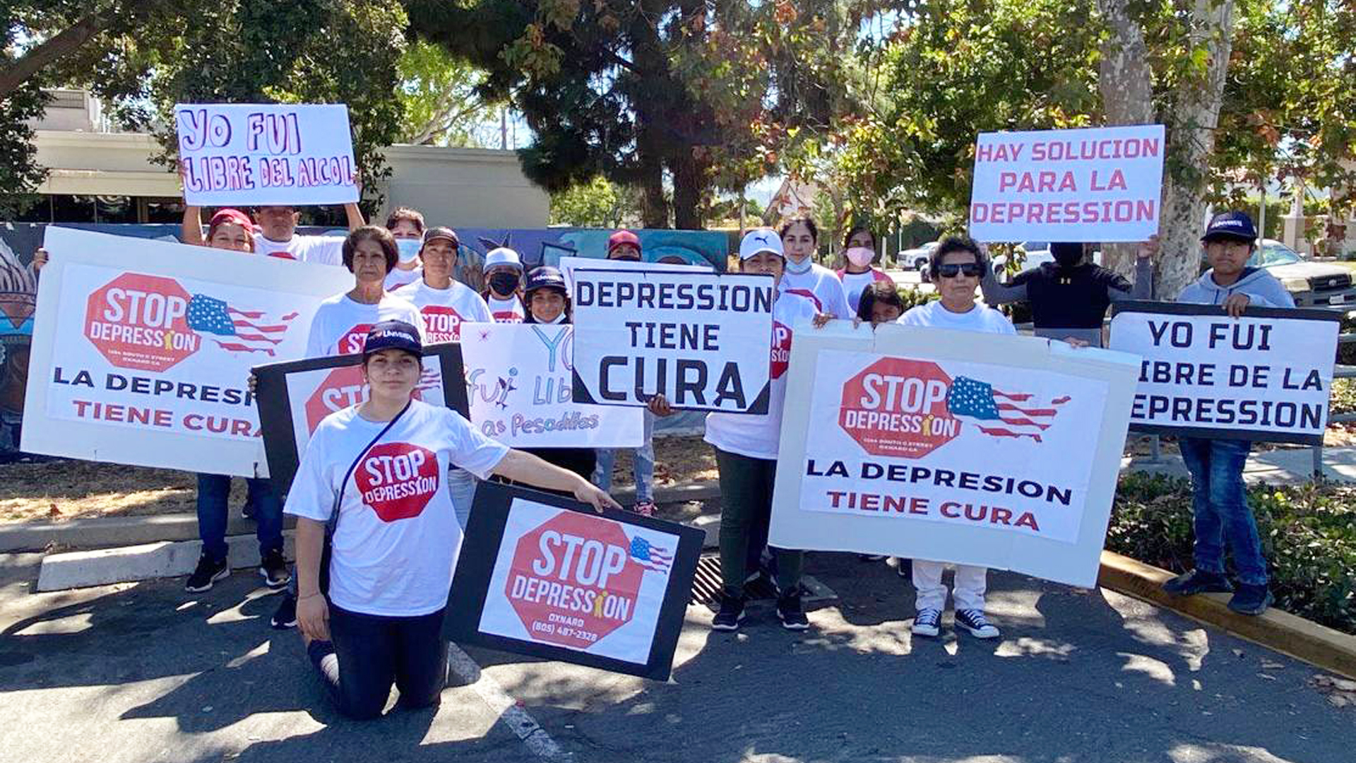 EVG y su proyecto “Stop Depression” en Oxnard, California Igles