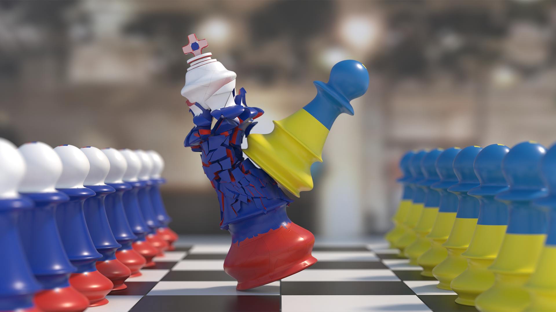 Sin agua, electricidad o internet: solo hay euforia en la ciudad de Jersón recién liberada